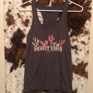 Woman’s small desert vibes tank top